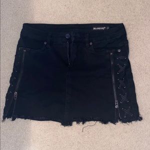 Blank NYC mini skirt with zip up sides